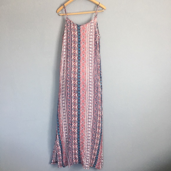 Pink Rose, spaghetti strap maxi dress - Picture 4 of 6